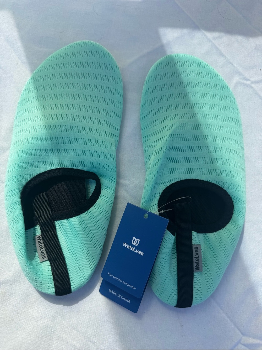 Mint Green Women's Slip-On Water Shoes
